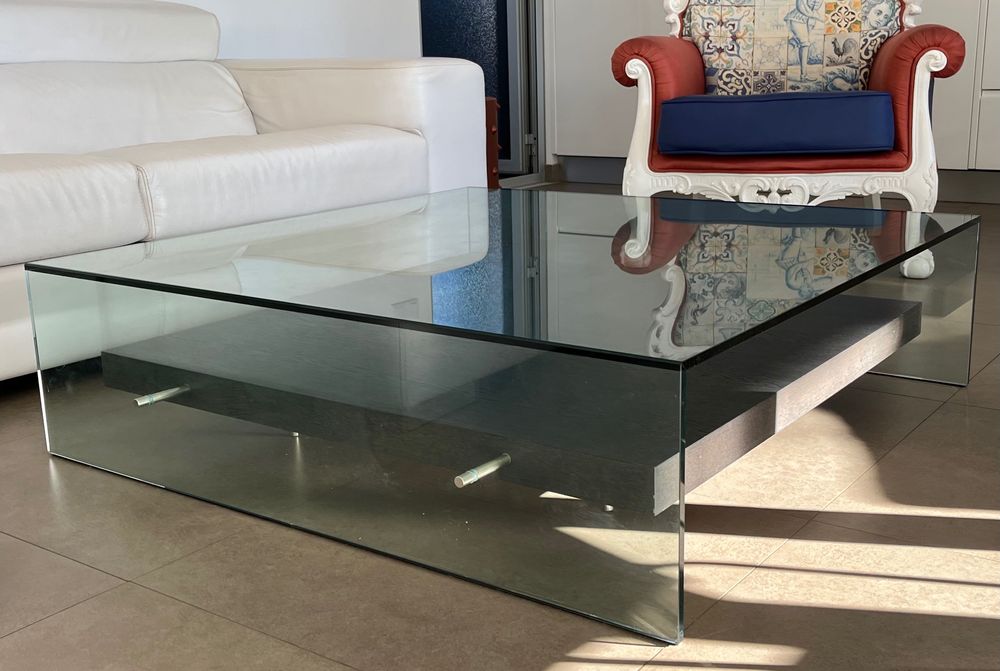 Mesa de centro Roche Bobois 110x110