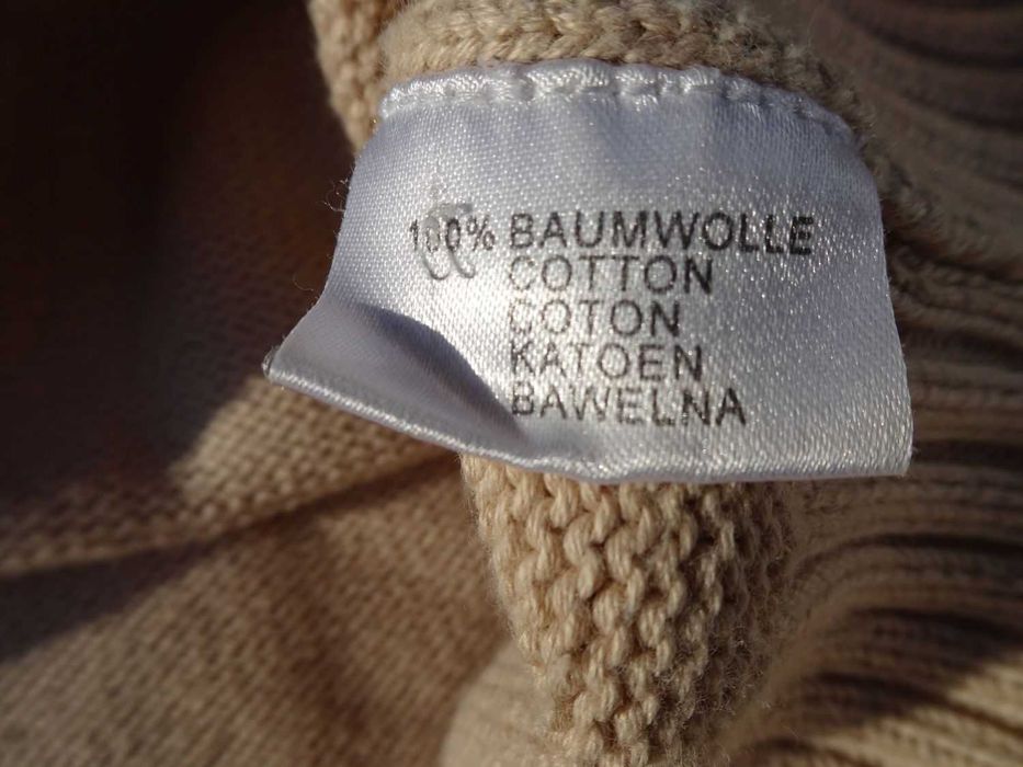 Mc NEAL beżowy sweter męski bawełna L XL