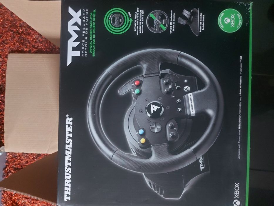 Volante+pedais Thrustmaster TMX Force Feedback Xbox One/PC