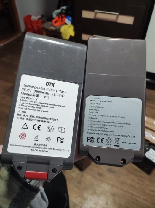 Навые АКБ на пылесос Dyson V7 , V8, V10, V11, V6