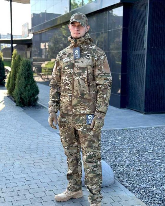 Чоловічий костюм Softshell – камуфляж для туризму та рибалки Охота