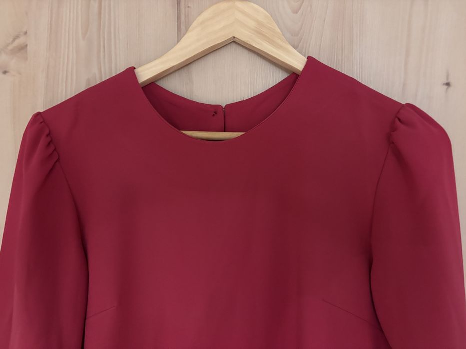 Sukienka damska amarantowa