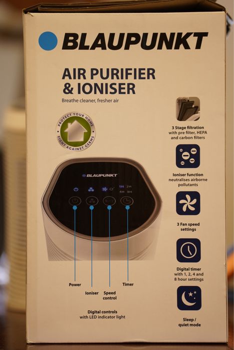 Blaupunkt Digital Air Purifier - Oczyszczacz i Jonizator Powietrza