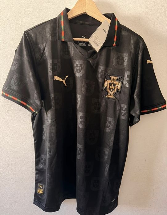 Camisa Portugal Mundial Preta