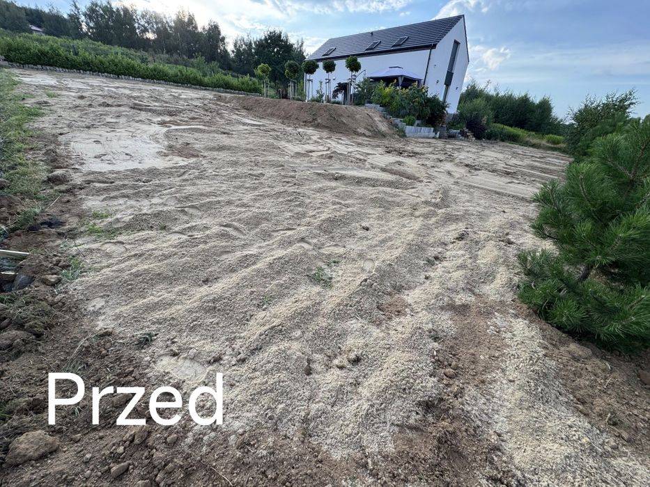 Glebogryzarka separacyjna.Uprawianie gleby ogród warzywniak niwelacja