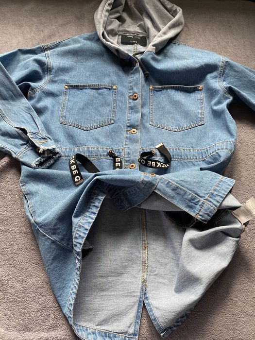 płaszcz jeansowy Sinsay roz. XS/S oversize