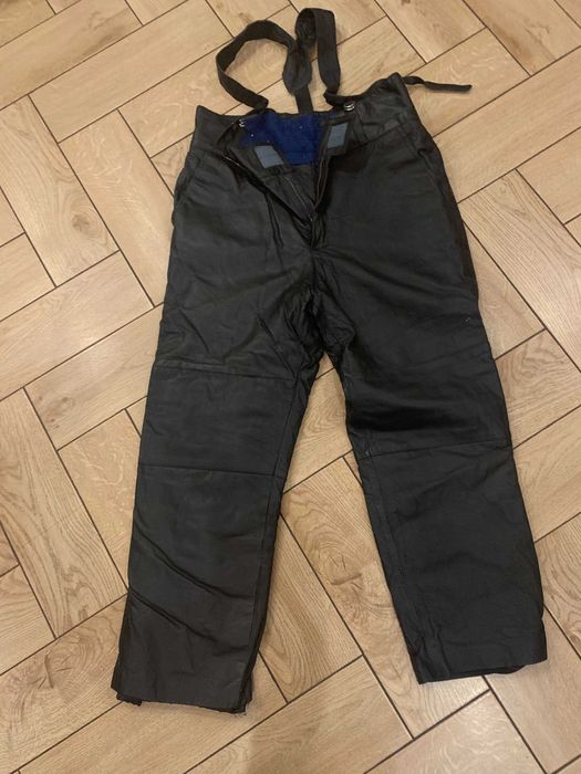 штани шкіряні теплі чоловічі