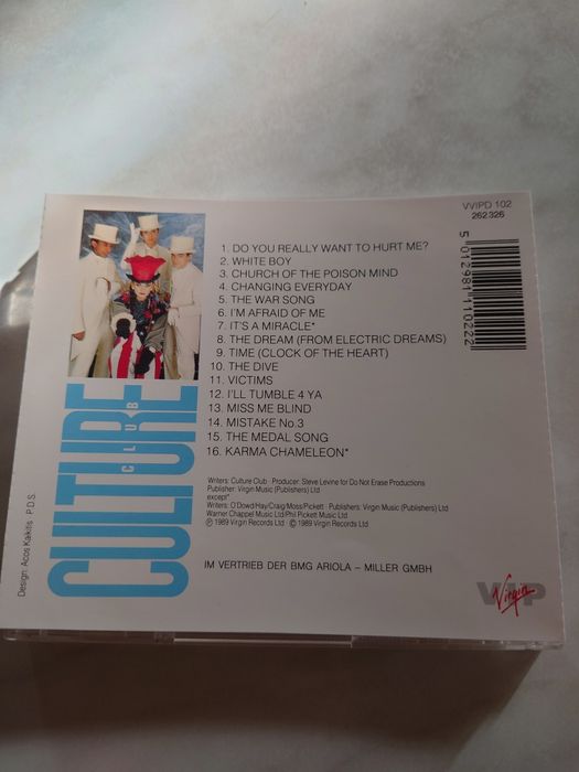 Cd disk, Cd диск Culture Club - The Best of
