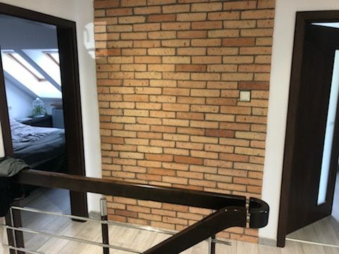 Cegla cięta  rozbiorkowa,plytki z cegly srodek  34zł pół metra