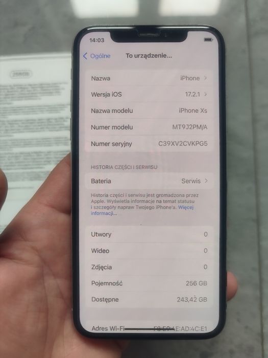 iPhone XS 256GB Silver