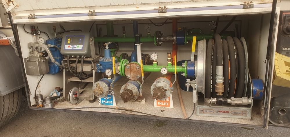 Напівпричіп-цистерна для газу 45м3