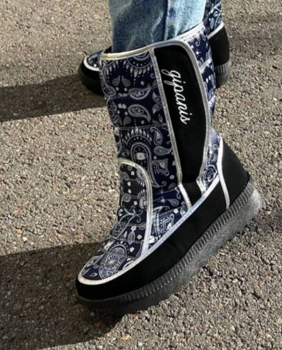 Сапоги дутіки зима