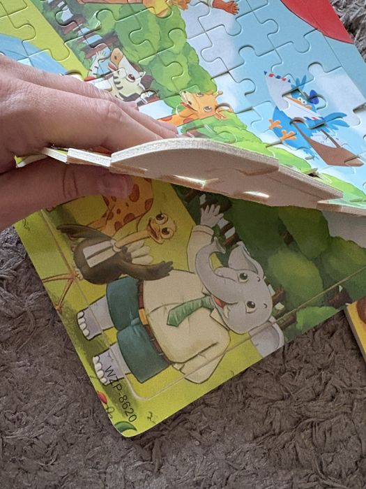 Деревʼяні пазли 24,30,60елементів, пазл Puzzlika