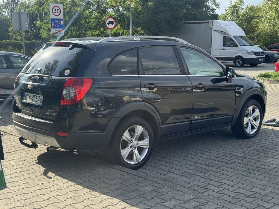Chevrolet Captiva, 7os.,2.4 LPG 2011r. Automat/4x4/tempomat/klima/alu/hak/Android/7-osobowy/Bez Wypadkowy