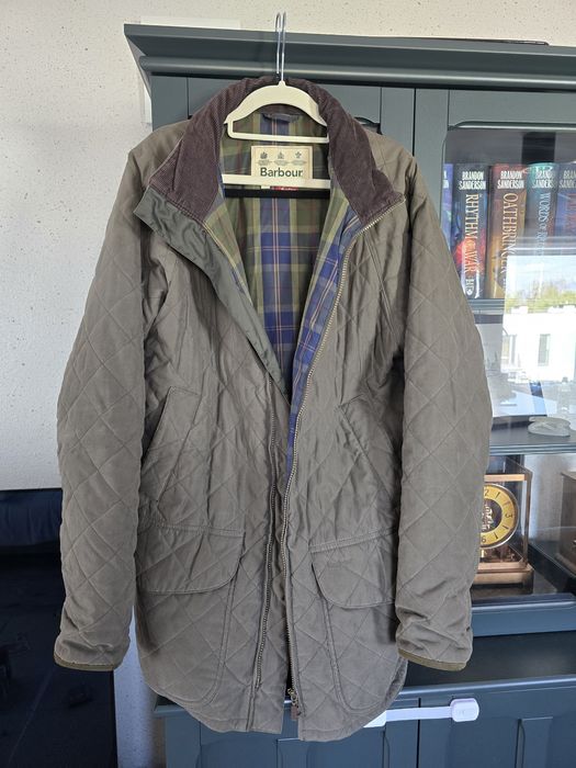 Pikowana meska kurtka Barbour L/XL  na jesien