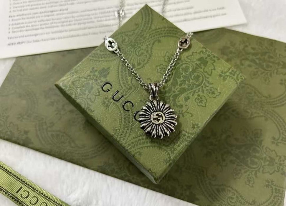 Naszyjnik GUCCI z turkusem