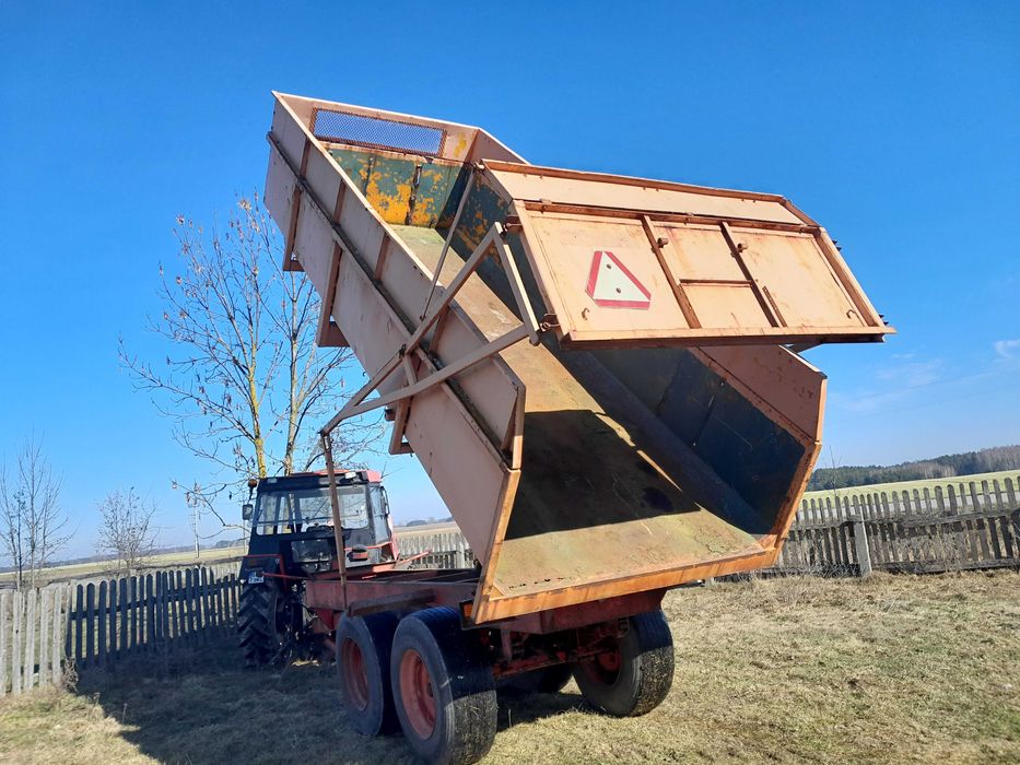 Przyczepa skorupowa, wywrotka