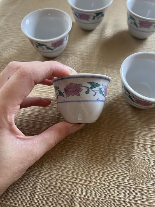 Conunto de 6 chavenas de sake