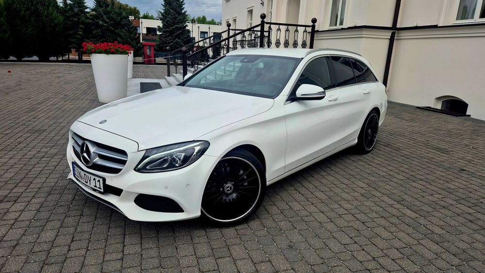 Mercedes-Benz Klasa C 2,2 170 KM Ledy Navi Skóry Kamera Piękny Stan z Niemiec