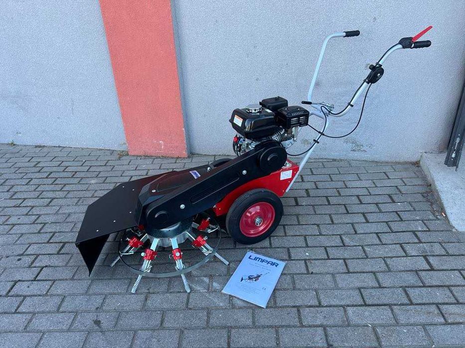 LIMPAR TAIFUN II GX160 Odchwaszczarka Spalinowa Honda 65 cm Szczotka Zamiatarka Mech Chwasty