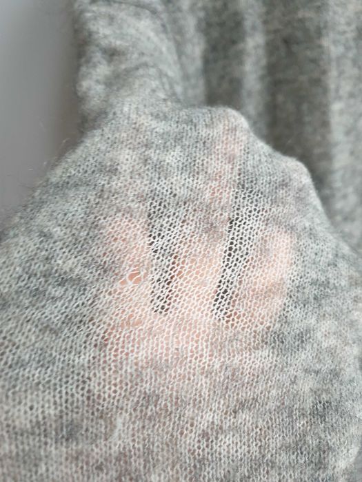 Sweter narzutka wełniany mohair moher płaszcz 38 & Other Stories