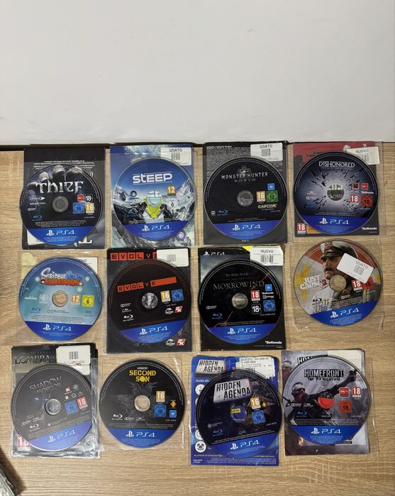 Диски без коробок для Ps4 Second son, far cry, call of duty