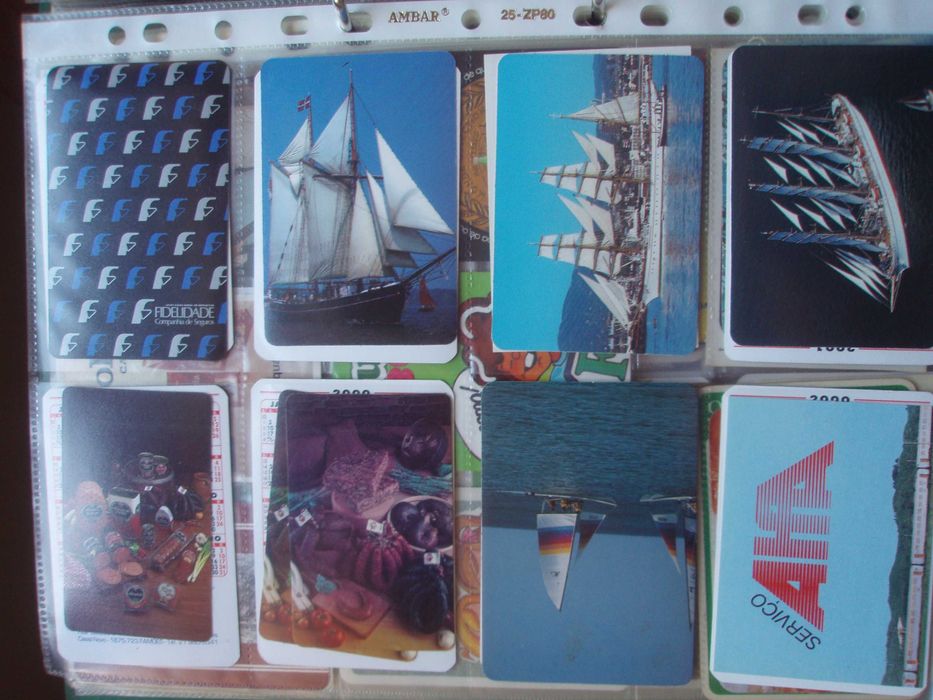 calendarios de bolso antigos