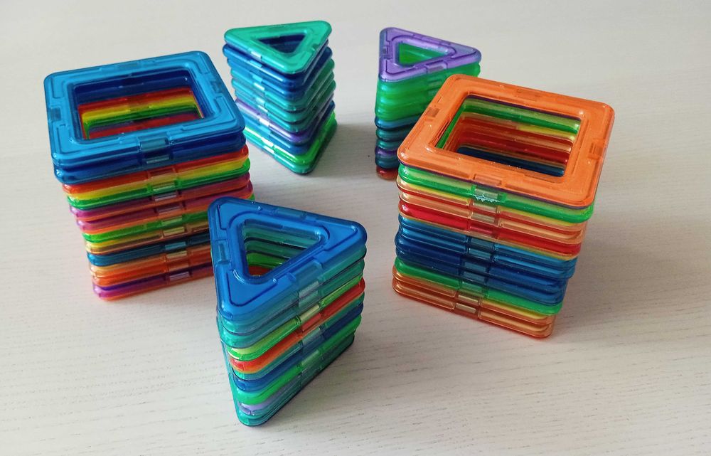 Магнитный конструктор 54 детали