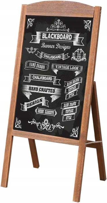 Potykacz Dwustronny Stojak reklamowy Tablica UNHO 90x42,5 cm