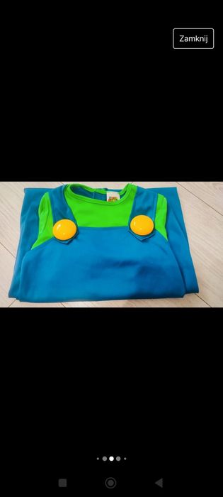 Strój kostium przebranie Luigi Mario Nintendo