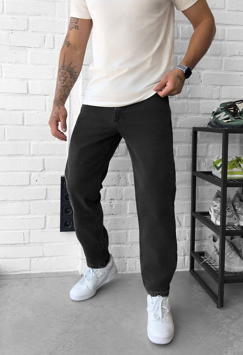 Джинси Staff, джинси чоловічі, джинси чоловічі темно-сірі