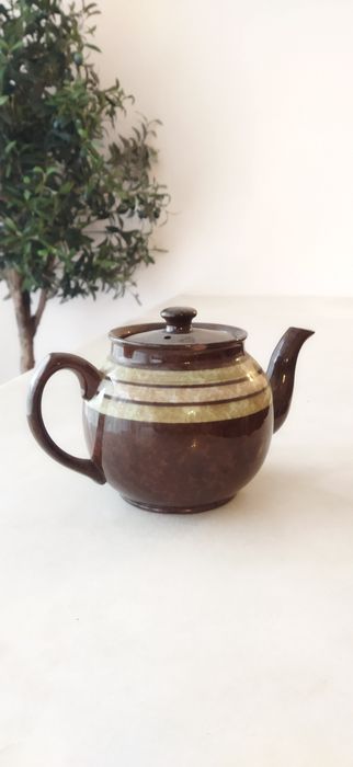 Bule Vintage England Teapot Sadler Brown