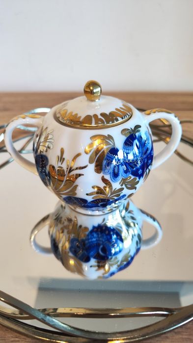 Łomonosow, Paw Carycy, cukiernica, porcelana