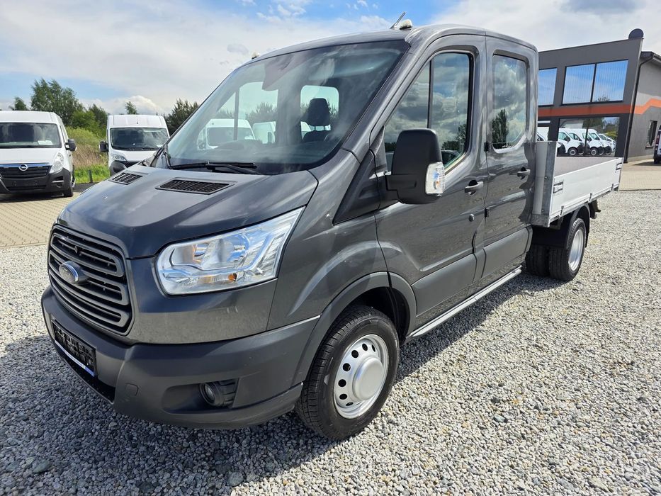 Ford TRANSIT 2,0 TDCI 130 KONNA DOKA BRYGADÓWKA 7 OSOBOWA SKRZYNIA KLIMA 147T/KM PRZEBIEGU GWARANCJA BLIŻNIAKI DO 3,5T