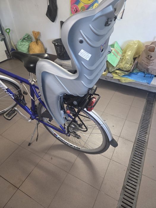 Fotelik rowerowy na bagażnik belelli