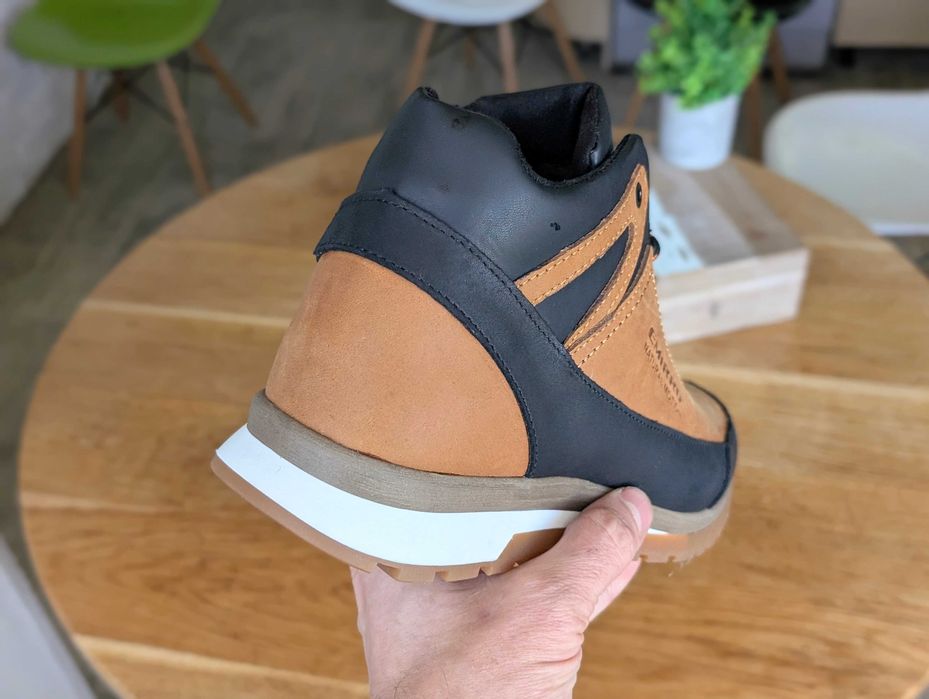 Чоловічі зимові черевики натуральна шкіра теплі і зручні БОтинки мужск