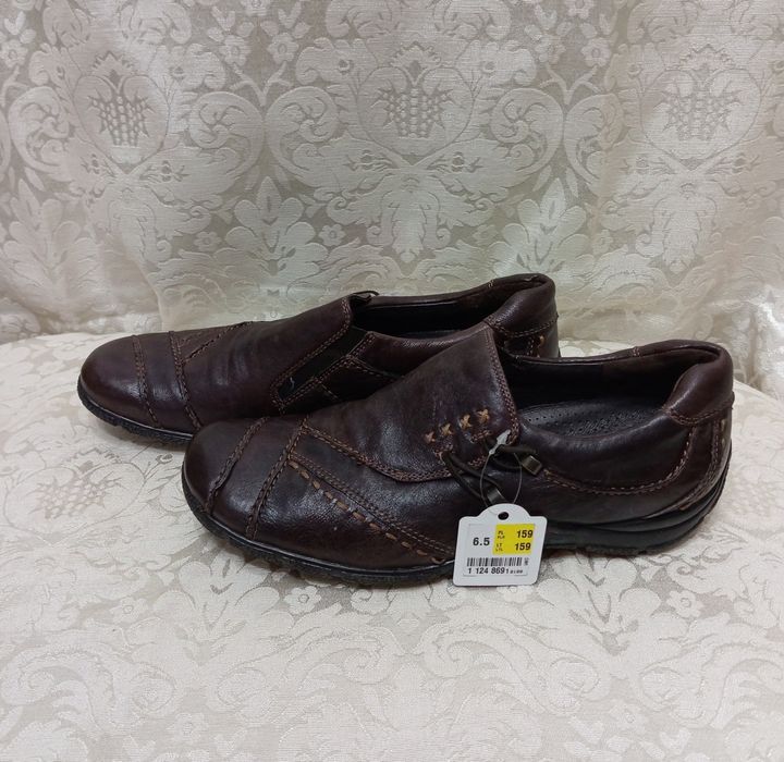 Brązowe nowe skórzane buty Medicus rozmiar 6,5 G (40)