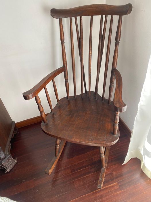 Cadeira de baloico rustica