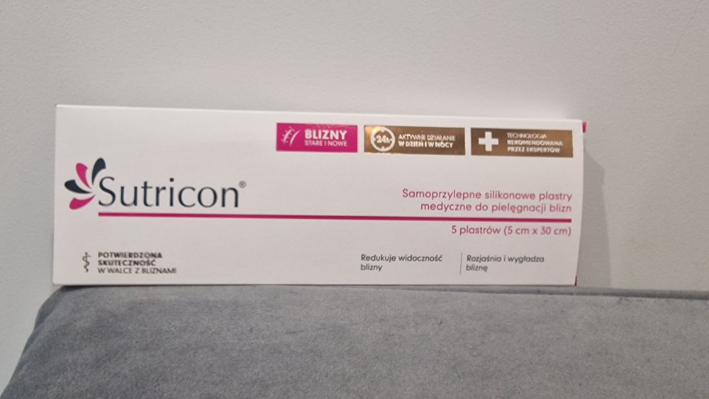 Sutricon plastry na bliznę np. po CC