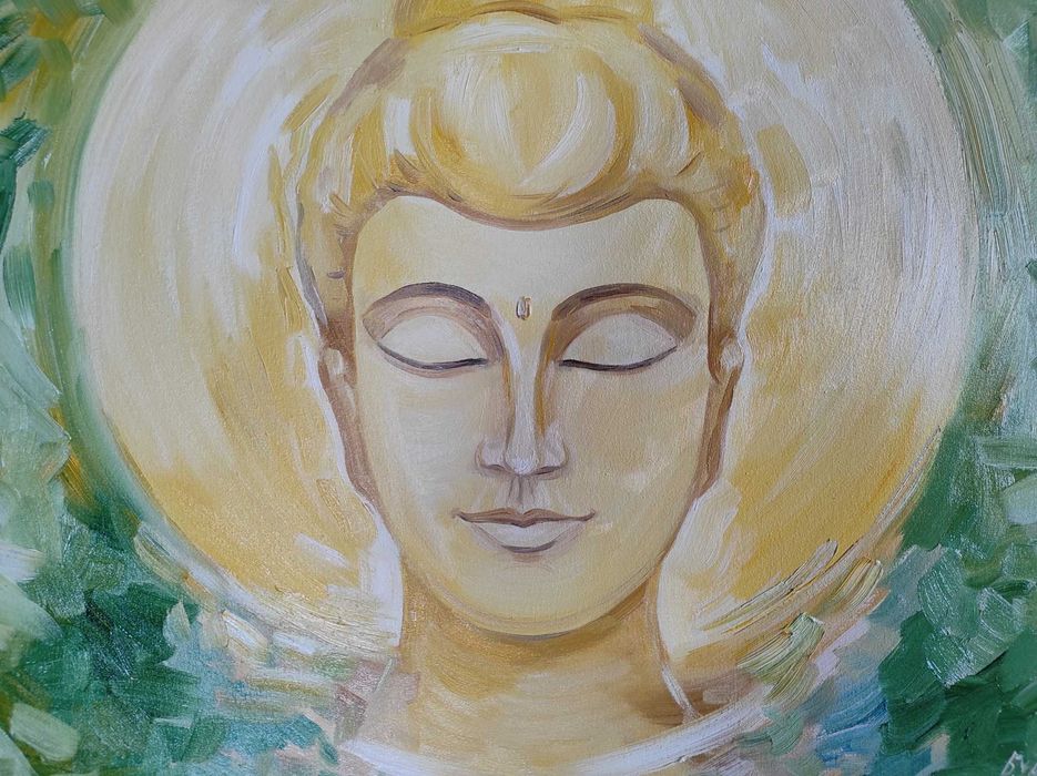 Картина Будда. Золотой Будда