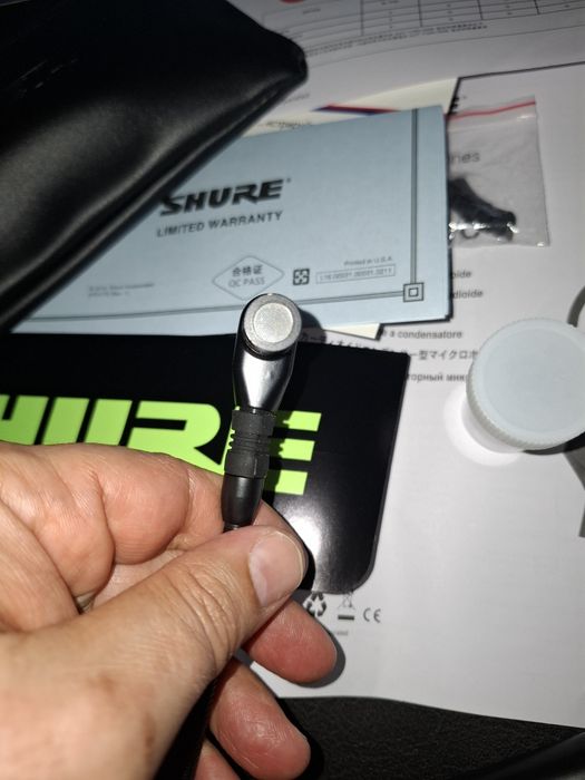 Vendo Shure Beta 98 H/C -  microfone profissional para sopros ou percussão