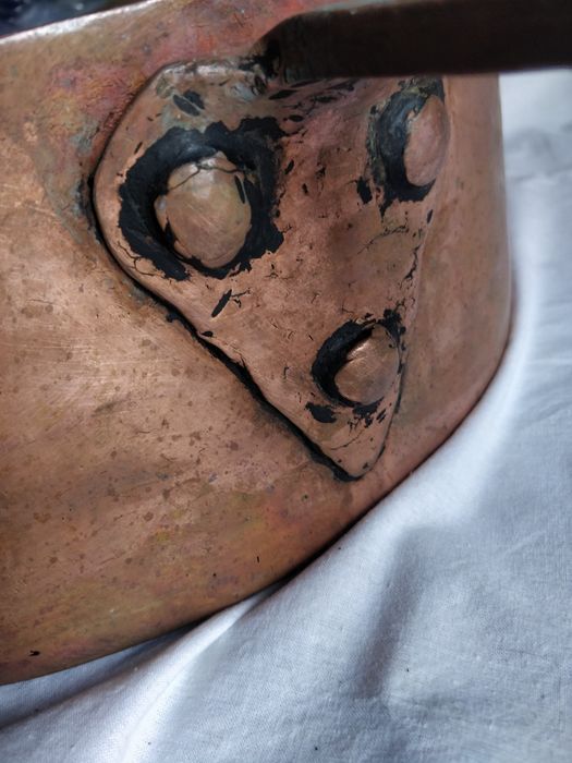 Старая медная сковородка 7 кг