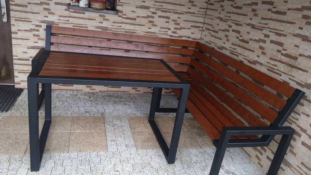 Meble ogrodowe metalowe Styl Loft