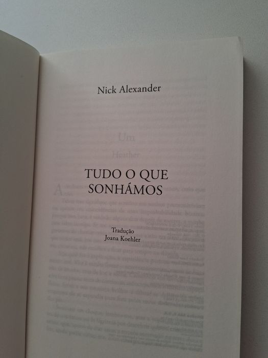 Tudo o que sonhámos (Nick Alexander)
