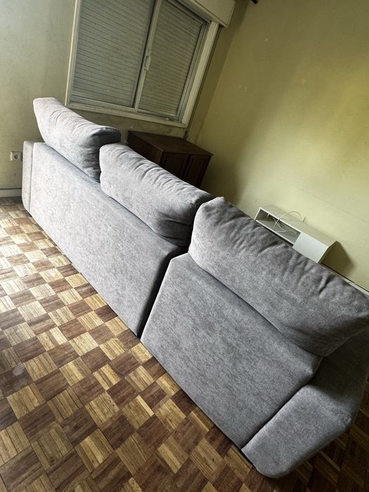 Sofa 3 lugares cinza