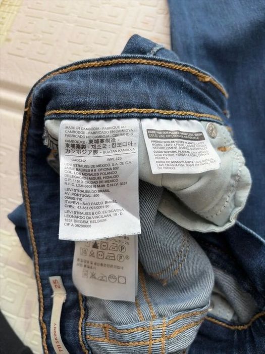Jeans Levi’s 711 skinny W25L34 S / 36 / 8·Bardzo dobry·Levi's