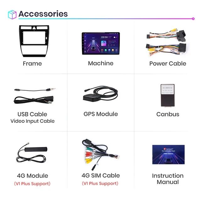 Rádio 9" android AUDI A6 CARPLAY WIFI GPS 2/32GB (CANBUS INCLUÍDO)Novo