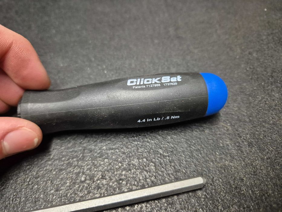 Klucz dynamometryczny ClickSet 0,5 Nm (4,4 in·lb) + koncówka 2,5mm