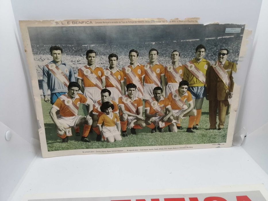 2 posters antigos do Benfica épocas 54/55 e 94/95