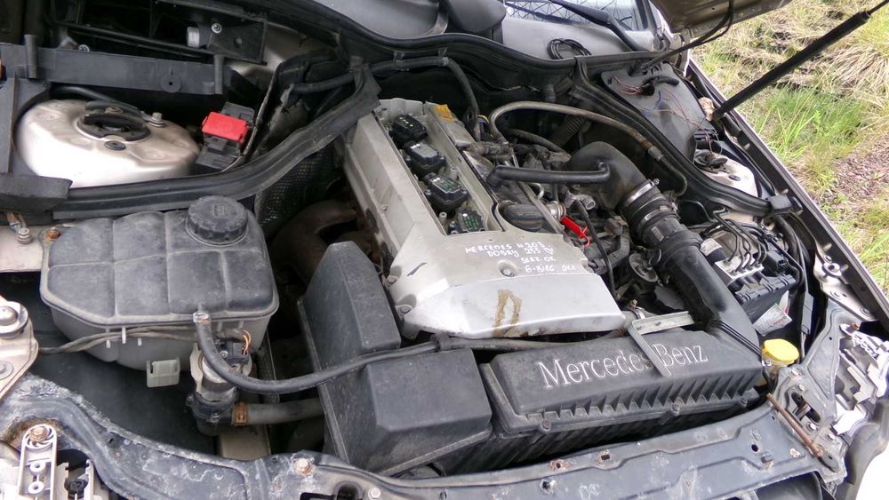 Maj66 Silnik kompletny mercedes w203 2.0 130km wysyłka gwarancja